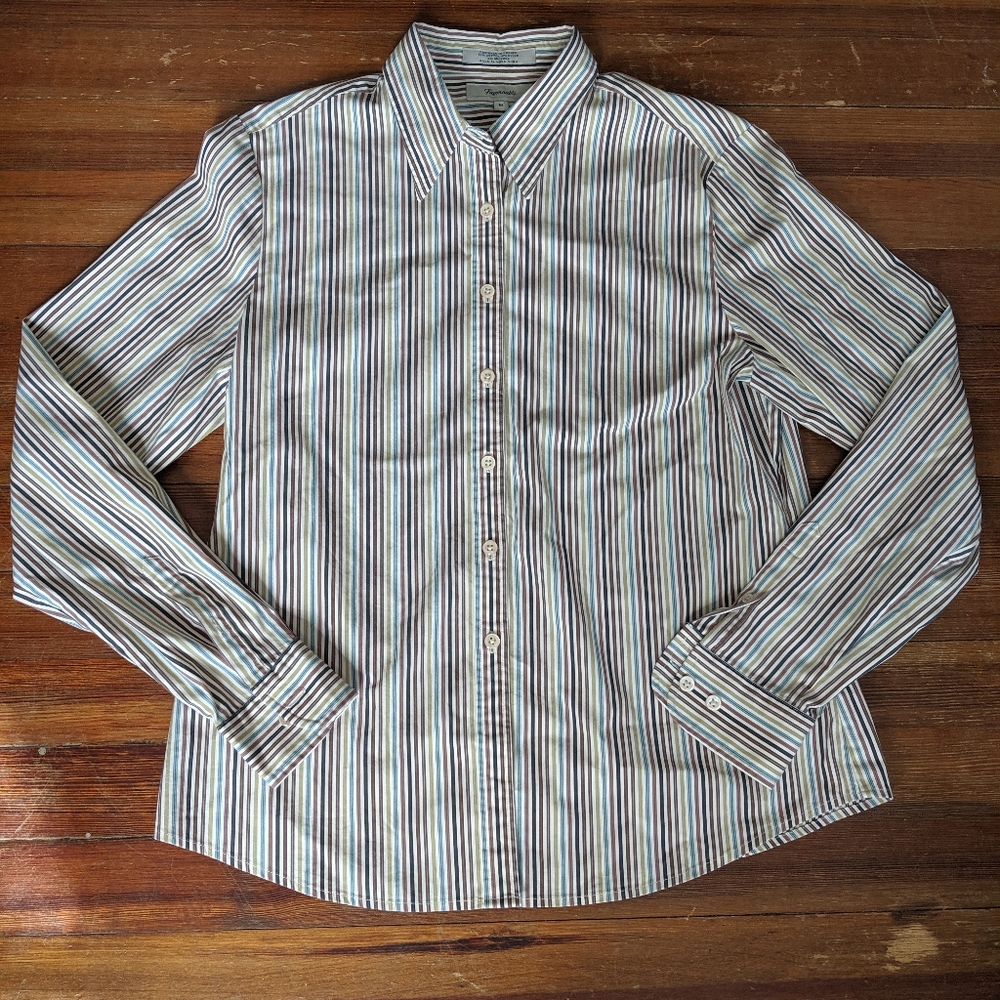 Faconnable striped buttondown shirt